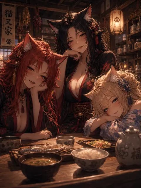 Nekomata Family — AI character on vFlip