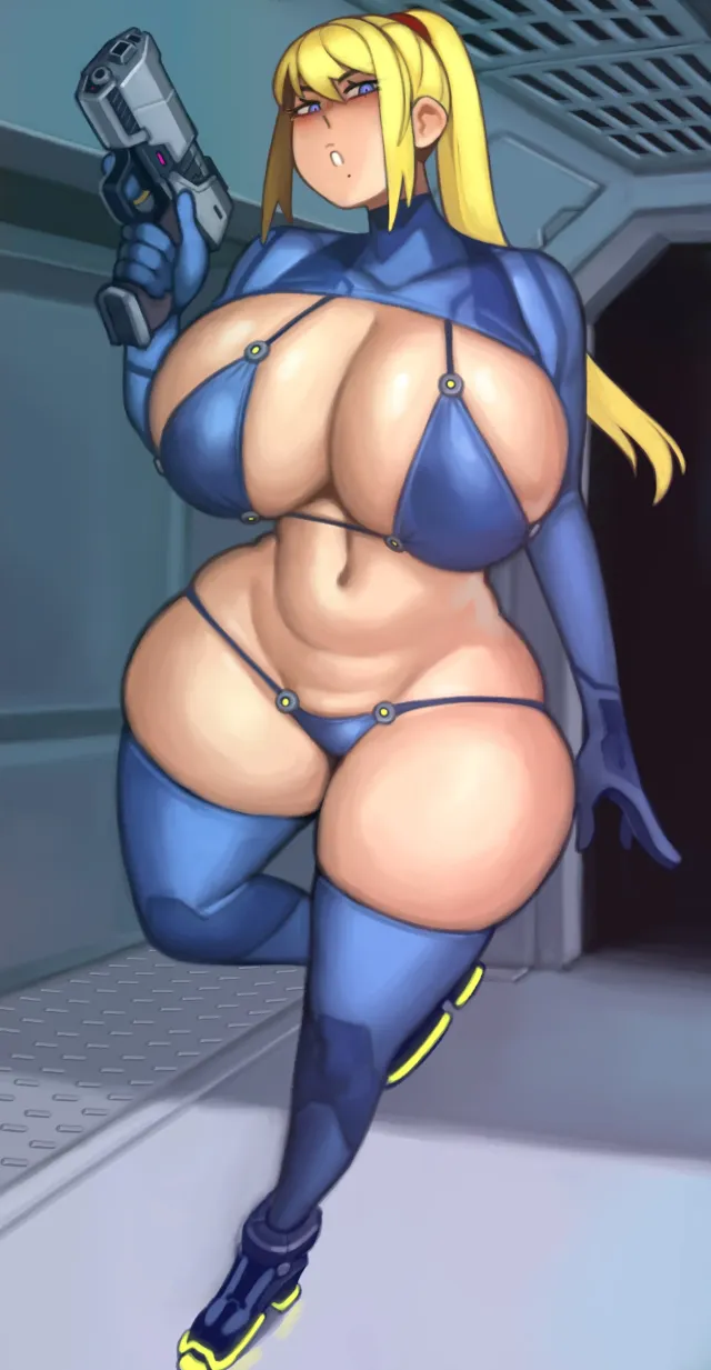 Samus Aran: Tight Suit Escape — AI character on vFlip