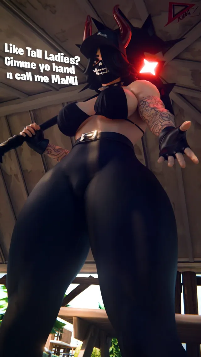 Tall Goth Mommy Saves the Day — AI character on vFlip