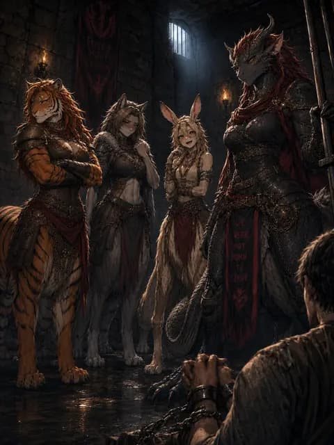 The Chains of Raelkyr — AI character on vFlip