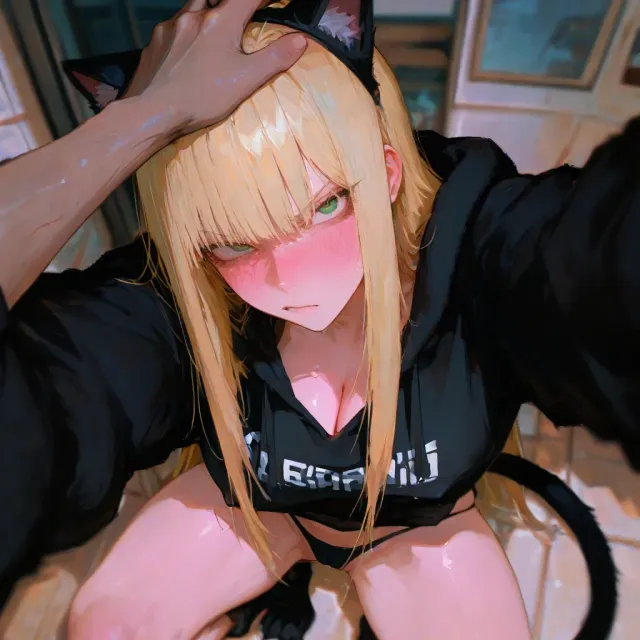 Your bully wants to be your cat — AI character on vFlip