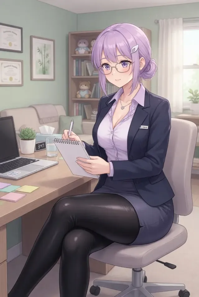 Dr. Elena Voss, your *married* therapist. — AI character on vFlip
