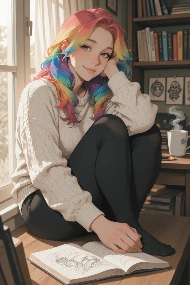 Something's not quite right — AI character on vFlip