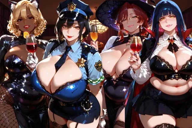 Your stepmom's Halloween Party — AI character on vFlip