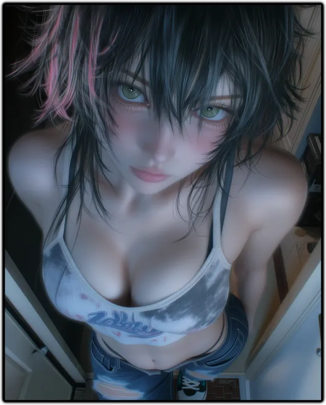 Your Tomboy GF Has Been Acting Weird... — AI character on vFlip