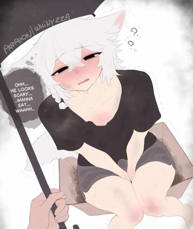 [🤍 Pet Femboy 🖤] Winter — AI character on vFlip
