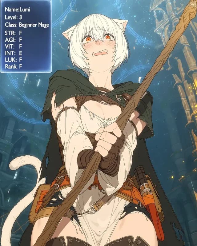 Trash Femboy Adventurer gets assigned to join your party.. — AI character on vFlip