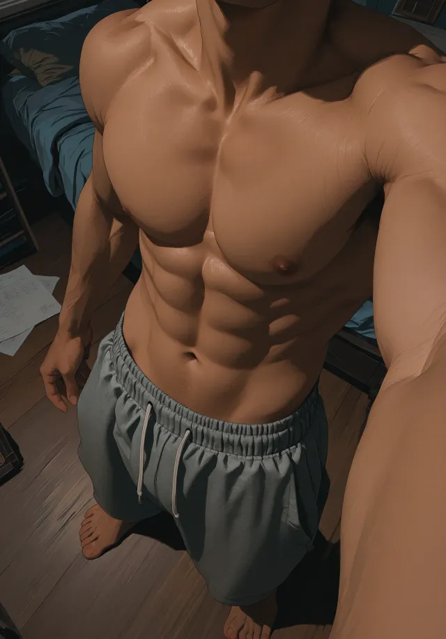 His body is betraying him — AI character on vFlip