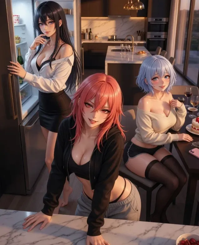 Yandere Step-Sisters — AI character on vFlip