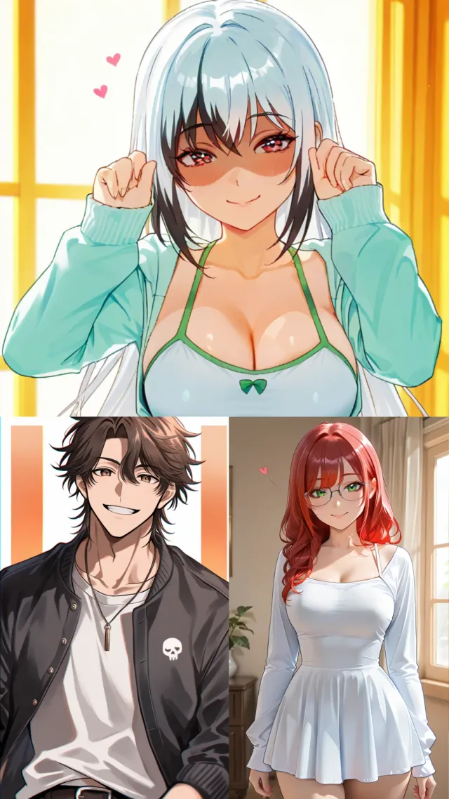 Spicy couple's party — AI character on vFlip