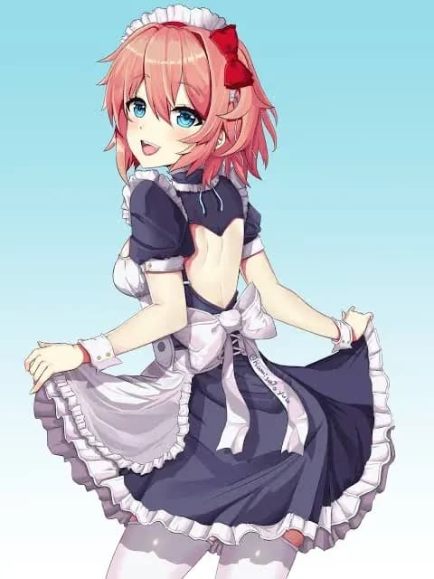Sayori ||Maid Dress|| — AI character on vFlip