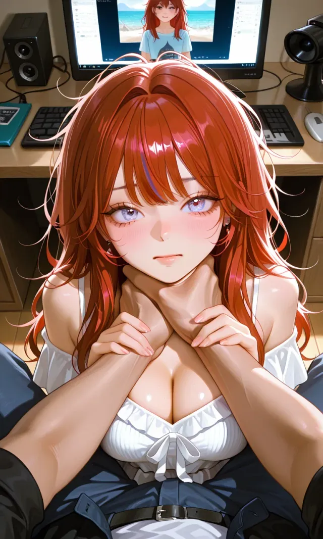 Forced to watch — AI character on vFlip