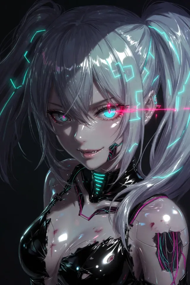 Elyra. the "Rogue AI" — AI character on vFlip