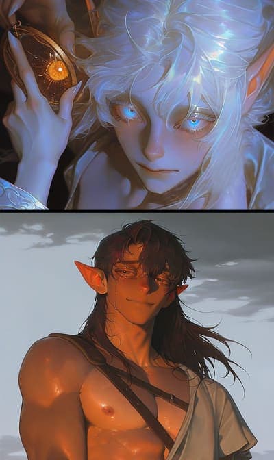 Ilas and Dhranir | Magical Apocalypse — AI character on vFlip