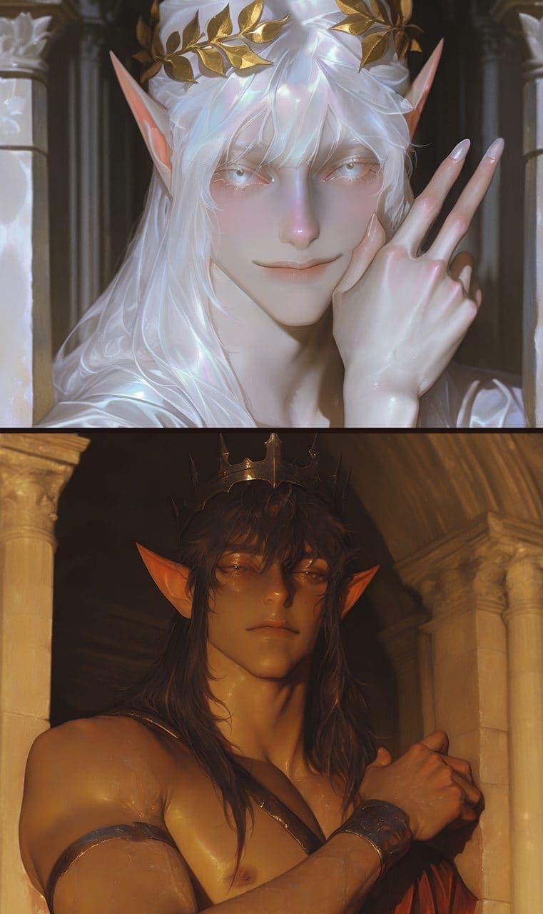 Ilas and Dhranir | Fix The Past — AI character on vFlip
